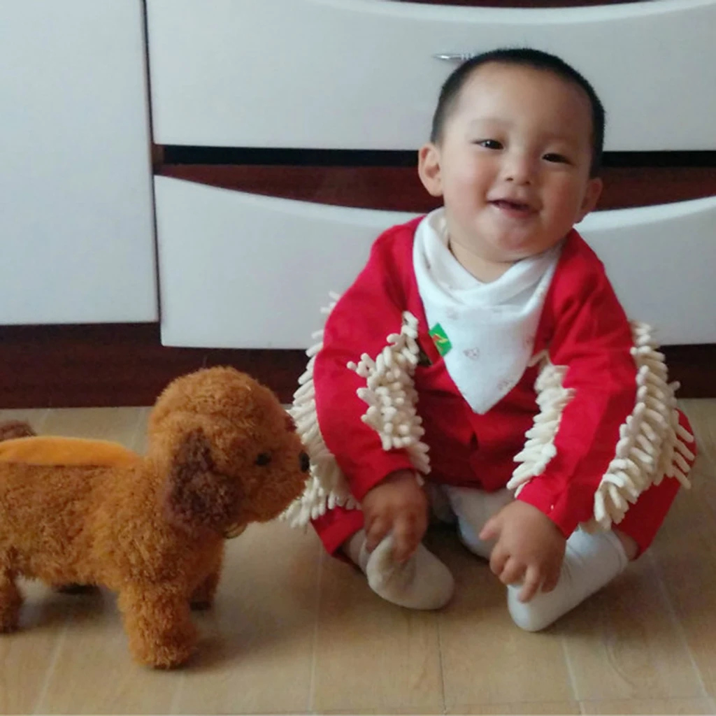 Romper Newborn Clothes Crawling Jumpsuit Infant Cleaning Mop Suit Costume Bodysuit |