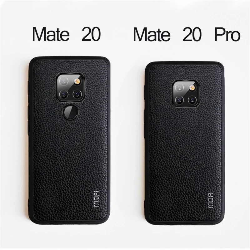 Для huawei mate 20 Pro чехол Mofi для huawei mate 20 чехол-накладка mate 20 HMA-Al00 mate 20Pro LYA-Al00 Обложка на заднюю панель из искусственной кожи черный