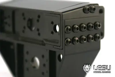 LESU CNC металлический задний трансформатор тяжелый для 1/14 RC Tmy грузовик DIY модель