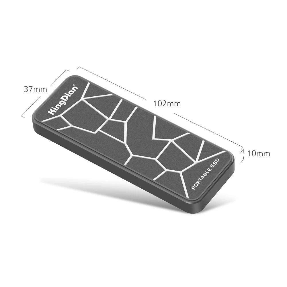 KingDian Newest item lighting Portable SSD USB 3.0 120GB 250GB 500GB External Solid State Drive