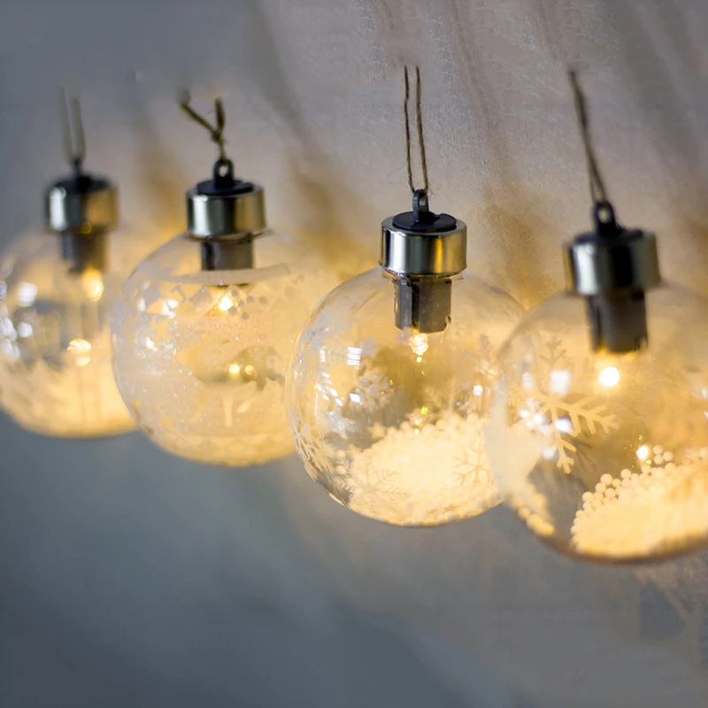 Рождественский шар светодиодный светильник подвесной теплый Рождественское