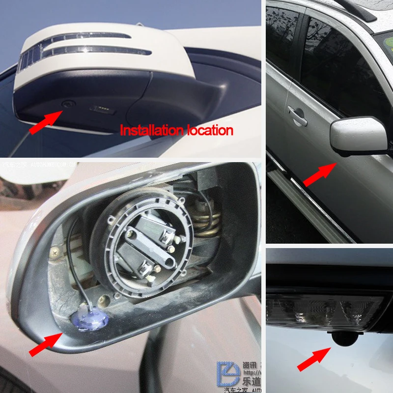 Автомобильная камера заднего вида с широкоугольным HD углом обзора 150 градусов