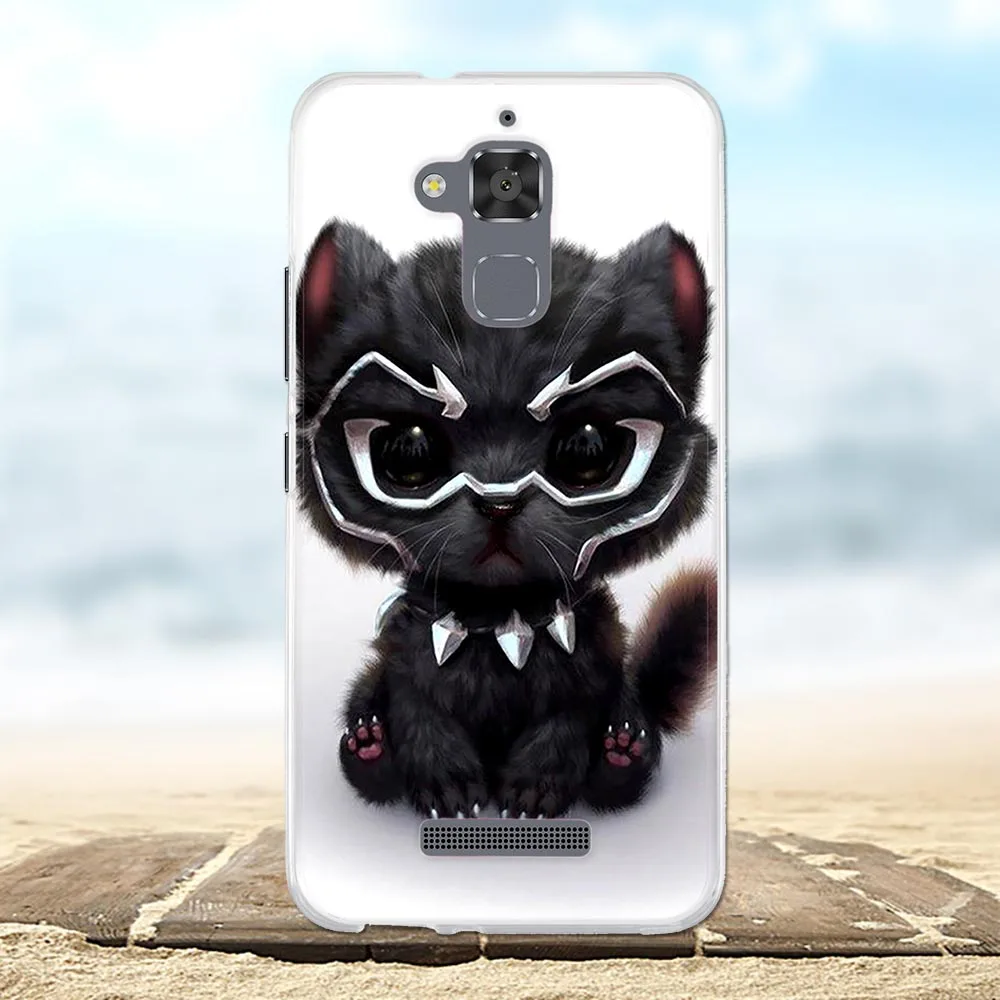 For Asus Zenfone 3 Max ZC520TL Cover Soft TPU Case Cat Patterned Funda Bag | Мобильные телефоны и аксессуары