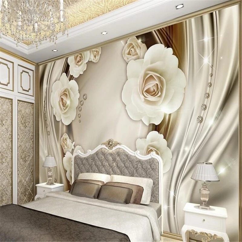 Фотообои beibehang на заказ настенные наклейки большие фрески роскошные золотые 3d