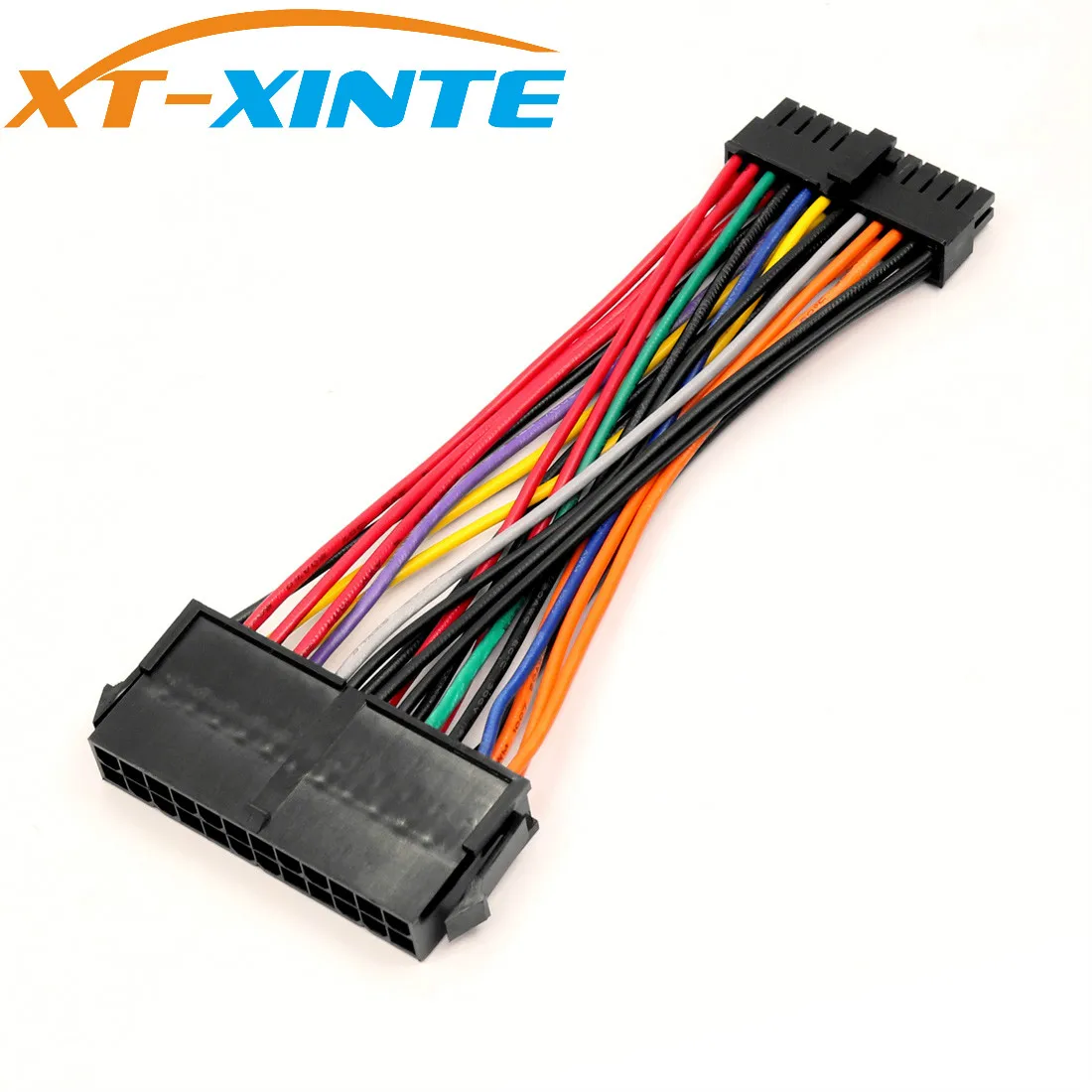 XT XINTE ATX PSU Стандартный женский 24Pin Mini 24P мужской внутренняя Мощность кабель