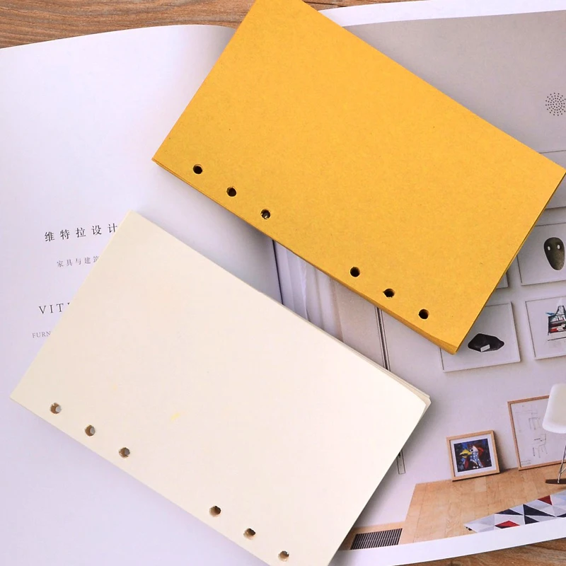 A6 Тетрадь с отрывными листами пополнения Бумага коровьей школа планирования