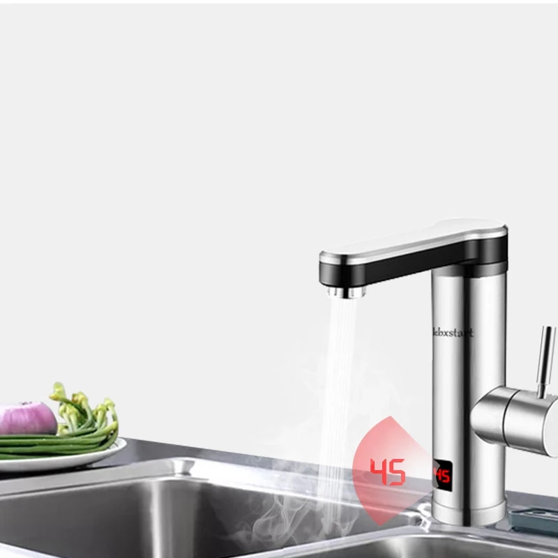 Kbxstart мгновенный Tankless водонагреватель 220 В из нержавеющей стали кухонный Banheiro Электрический кран водяной кран для ванной комнаты Torneira