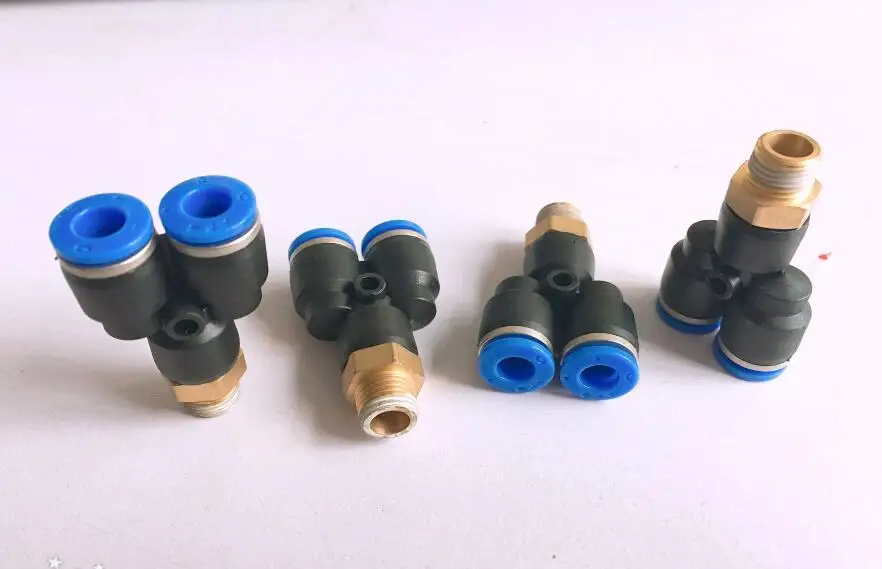 

1pcs Y Shaped Pneumatic Fitting PX16-04 PX16-06 air pipe quick joint Pneumatic Components 3 Way