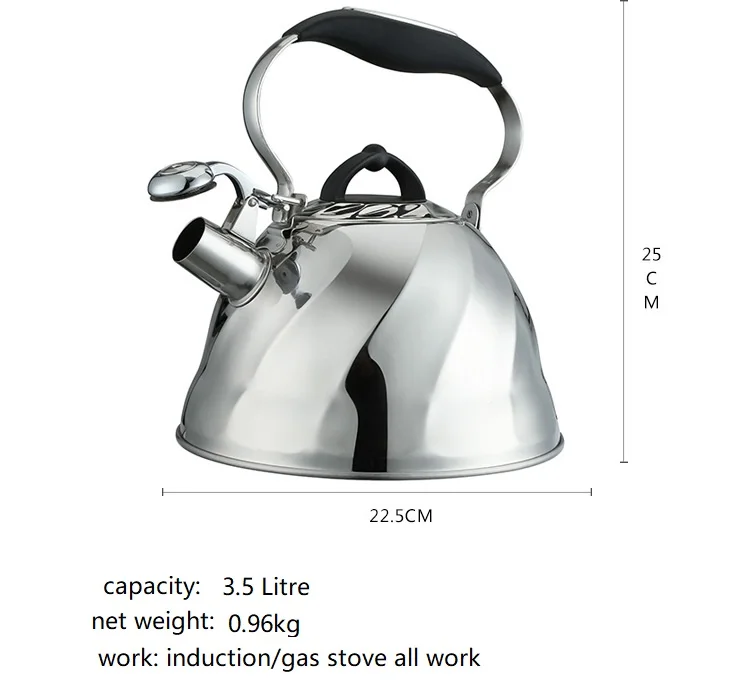 Чайник для воды 3500 мл чайник со свистящим звуком|whistling kettle|water kettlekettle pot |