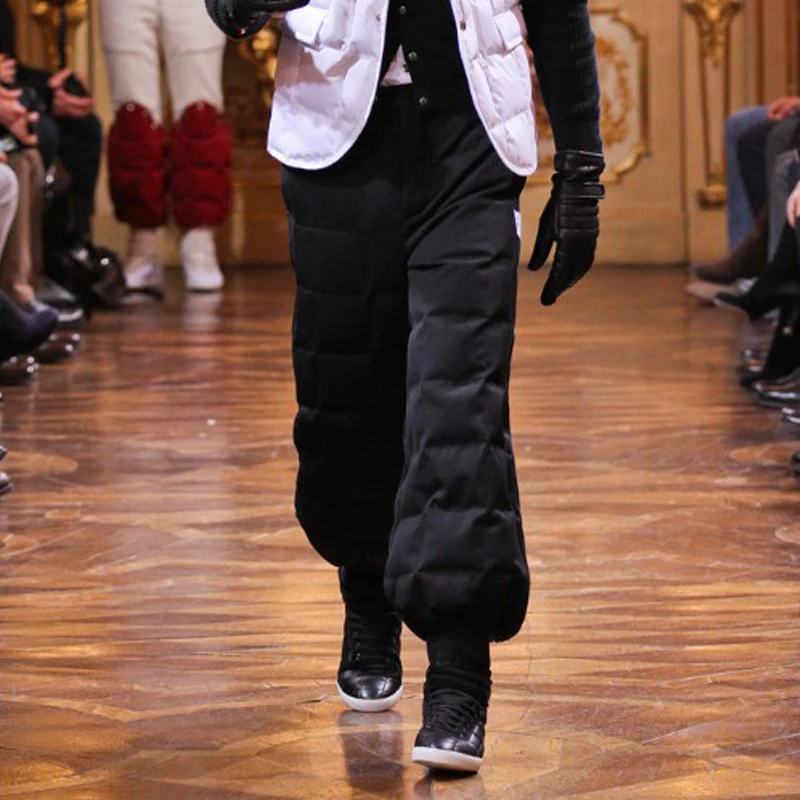 Jvzkass 2020 winter new down pants women wear thin high waist thick tooling harem pants large size slim trousers Z239