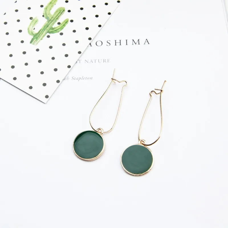 2021 New Earings Earing Contracted Circle Earrings Small Pure And Fresh Young Girl Ear Ring Joker Eardrop Of Brief Paragraph | Украшения и