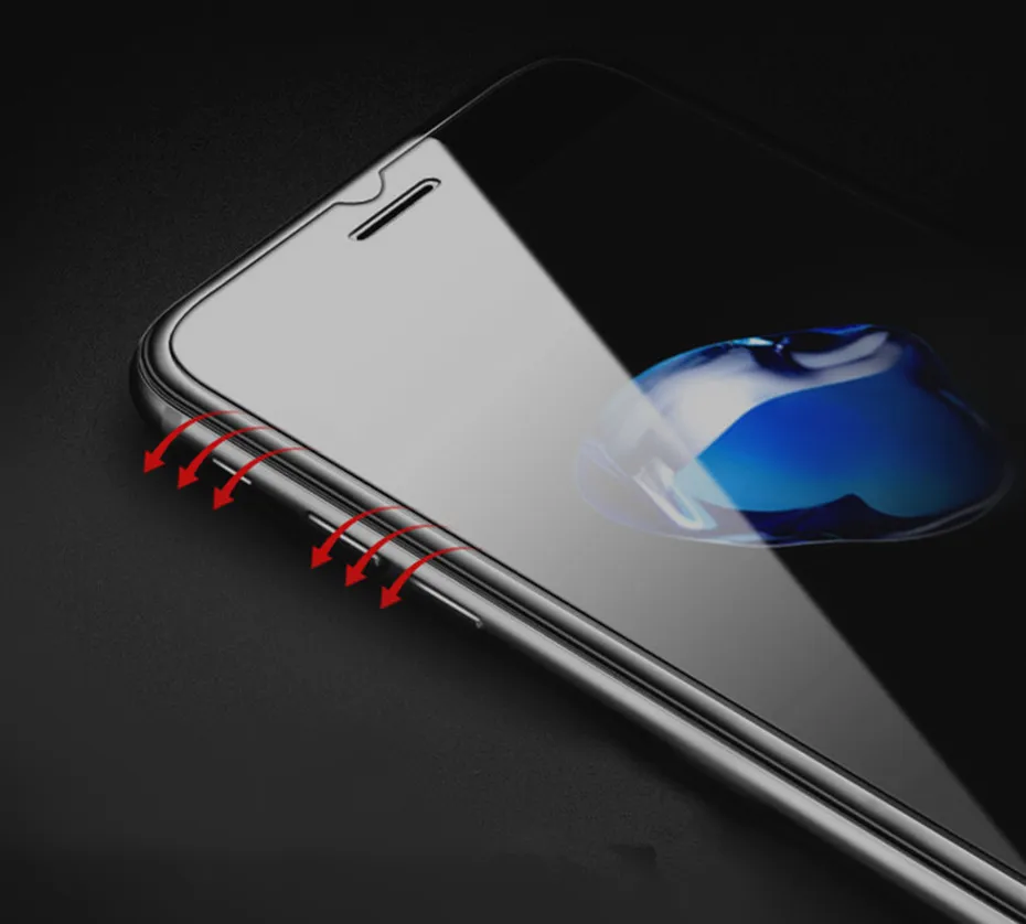 50 шт. Защитное стекло для iphone x 5 5S se взрывозащищенное экрана пленка 6 6s 7 8