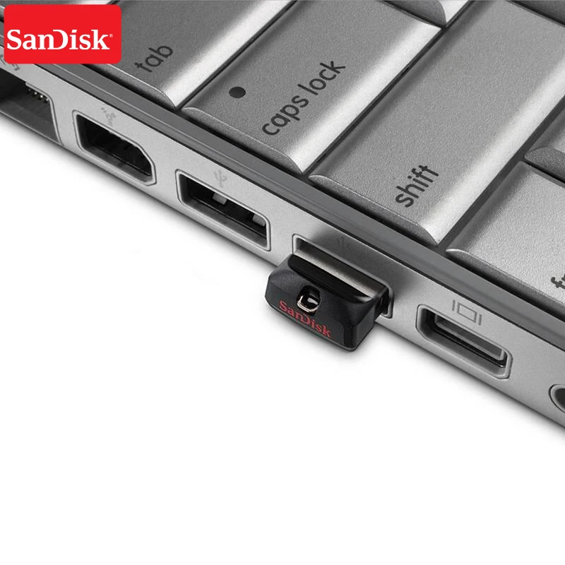 Original SanDisk CRUZER FIT CZ33 USB 2.0 Flash Drive 32GB 16GB mini Pen Drives PenDrives Support Official Verification | Компьютеры и