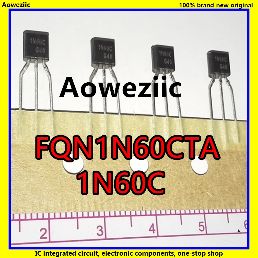 10 шт./лот FQN1N60CTA FQN1N60C 1N60C 1N60 MOSFET N CH 600V 300MA TO 92 новый оригинальный продукт|Реле| |