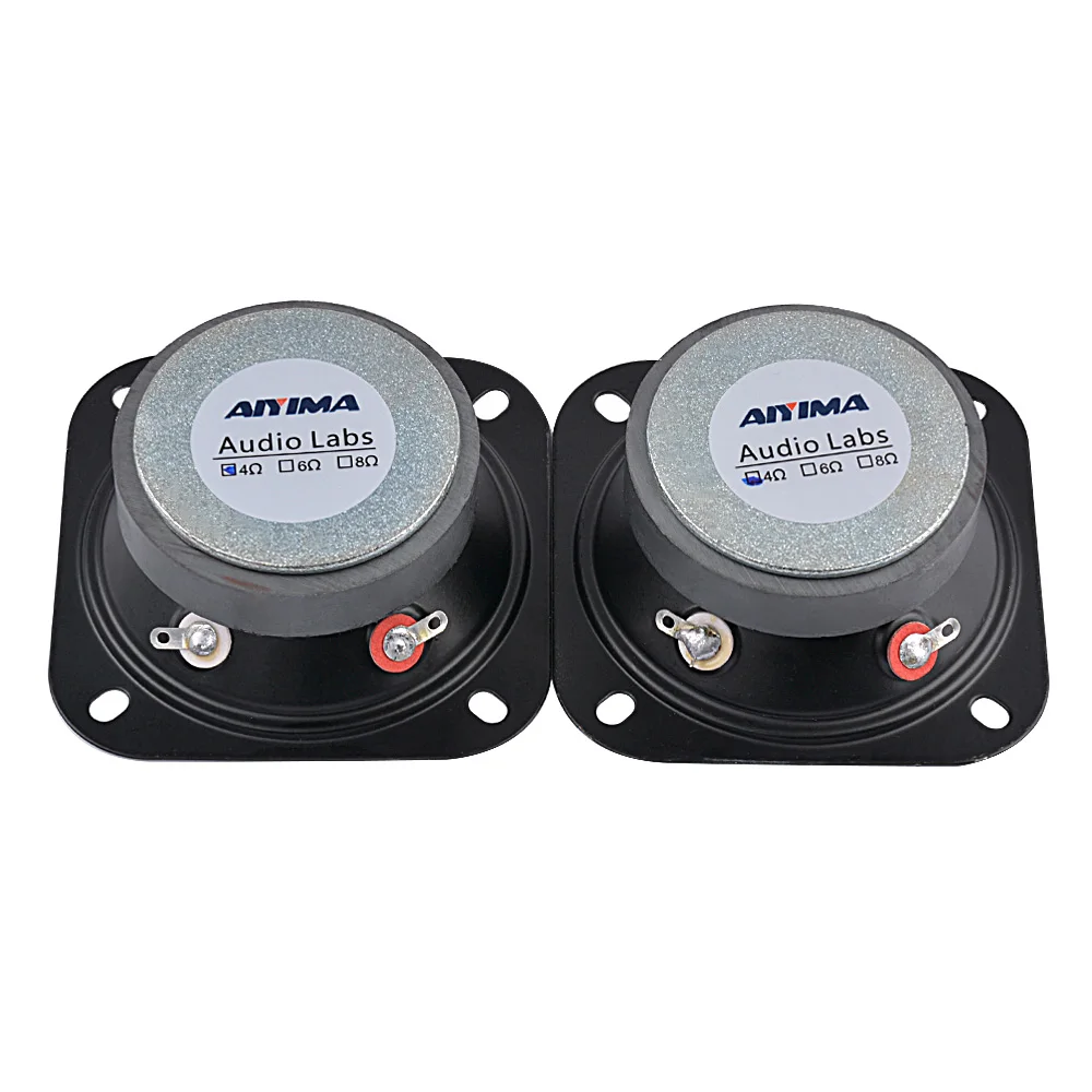 AIYIMA 2 шт. мини 5 дюймов аудио портативный полный спектр динамик s 4Ohm 12 Вт Altavoz Portatil
