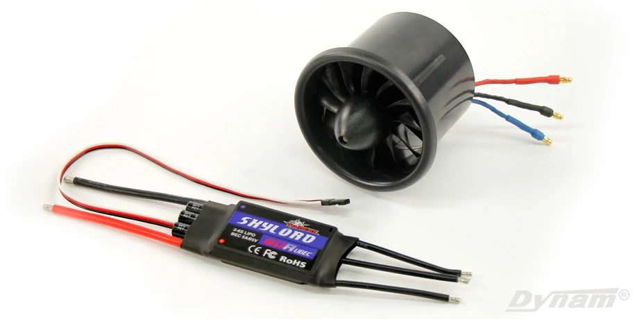 Dynam 70 мм EDF tomcat 3200kv Двигатель skylord 80A высокая производительность ESC comob Мощность |