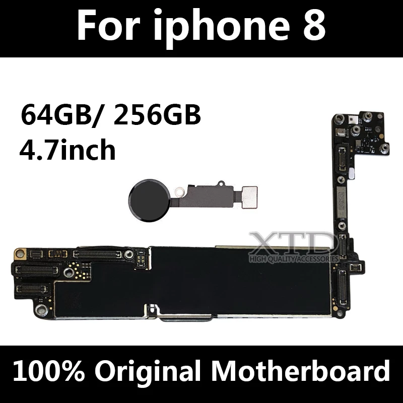 Для iPhone 8 материнская плата 100% оригинальная разблокированная Логическая для 64
