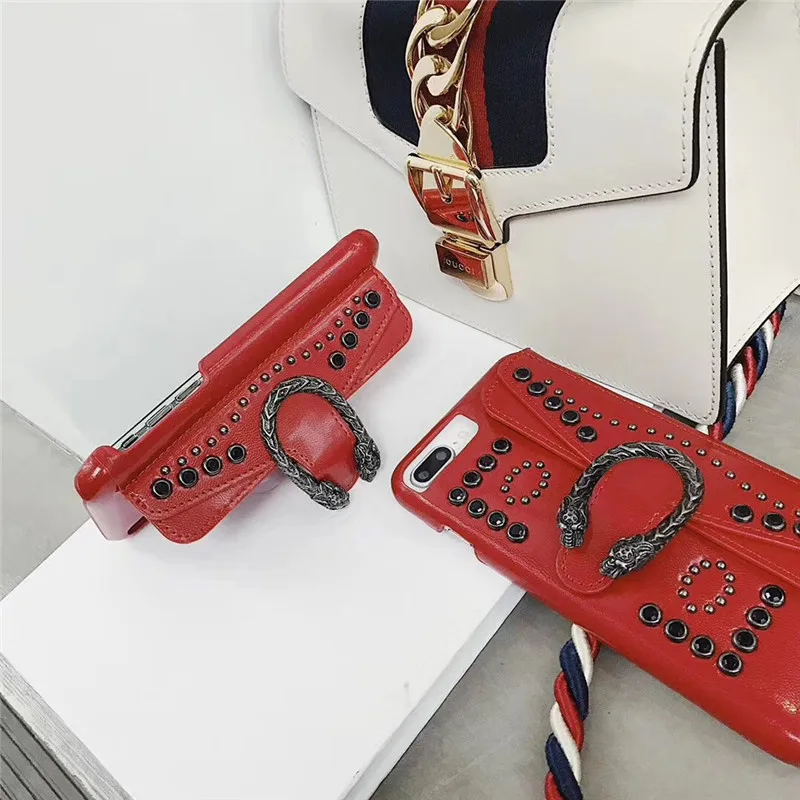 Superdope роскошный модный кожаный чехол для телефона iPhone 6s 7 8 Plus XR XS MAX fundas женский