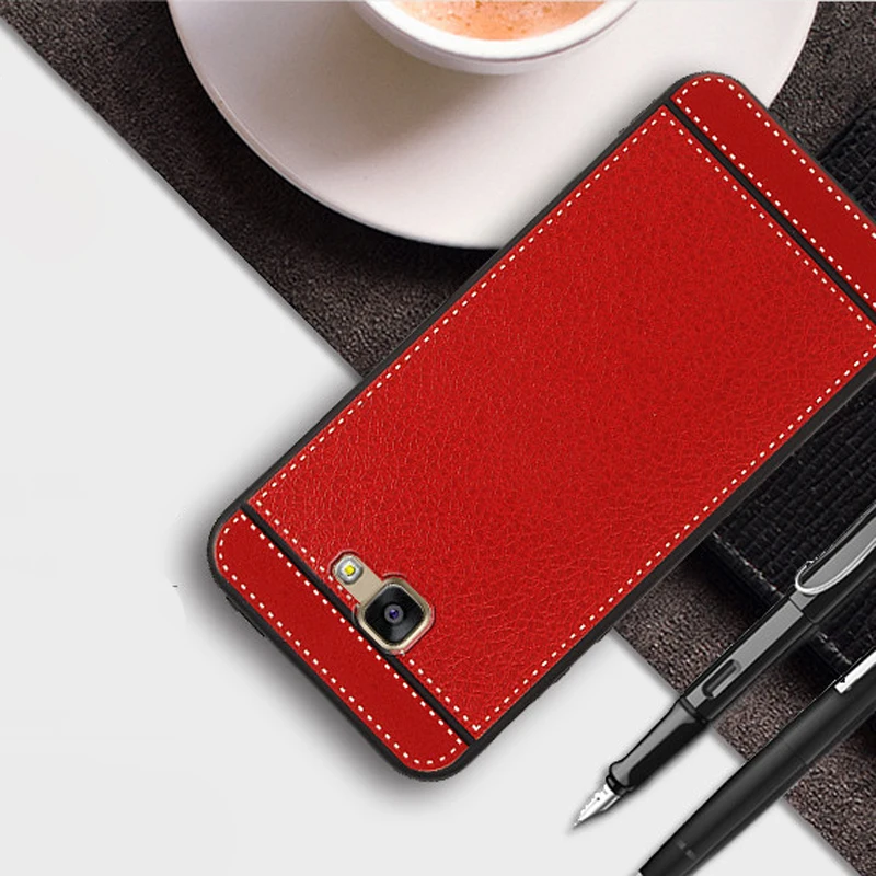 Capa for Samsung galaxy A5 2016 Case leather A510F 5.2&quot Soft Black silicone Funda A7 A710F Luxury | Мобильные телефоны и