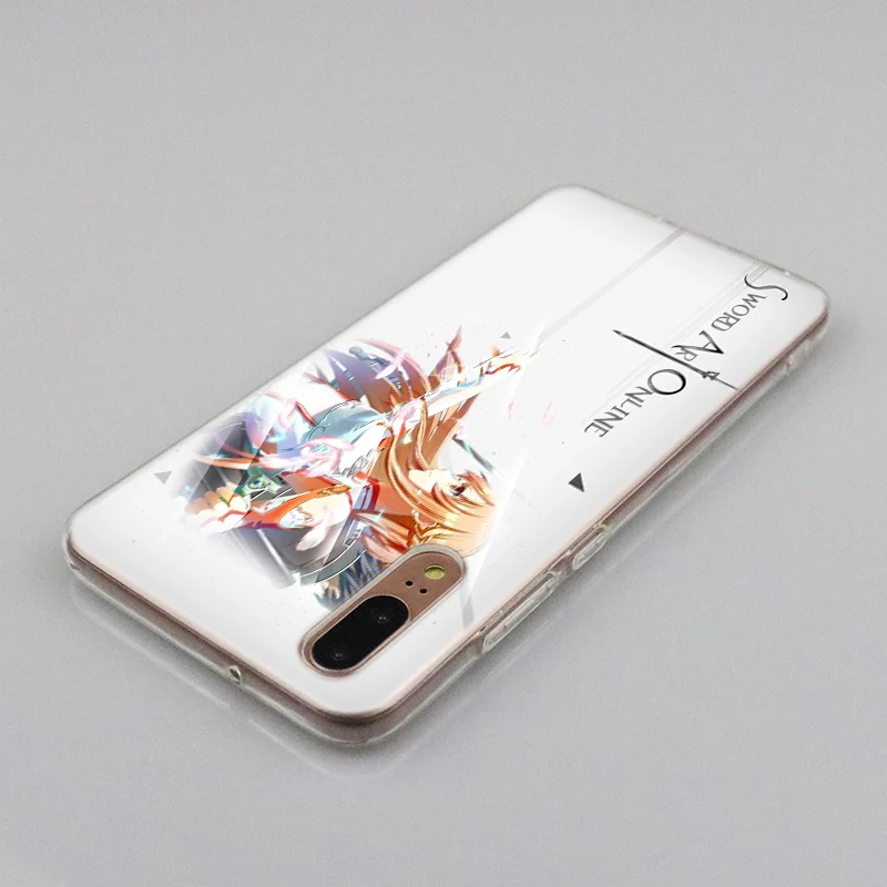 Hot Anime Sword Art Online Silicone Case for Huawei P30 P20 P10 P9 P8 Lite 2017 Pro Mini P Smart 2019 Plus Fashion Cover | Мобильные
