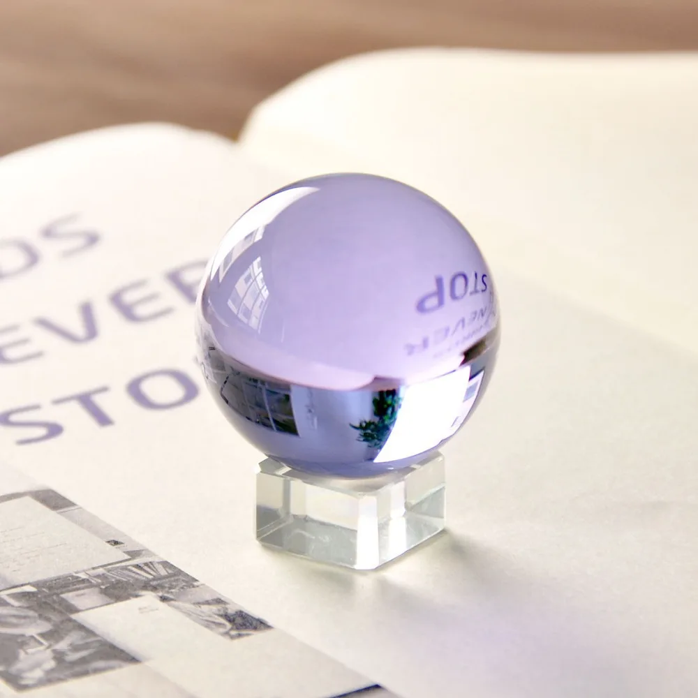 H & D 50 мм Азиатский Редкий Натуральный кварц чистое Фиолетовое Стекло Кристалл