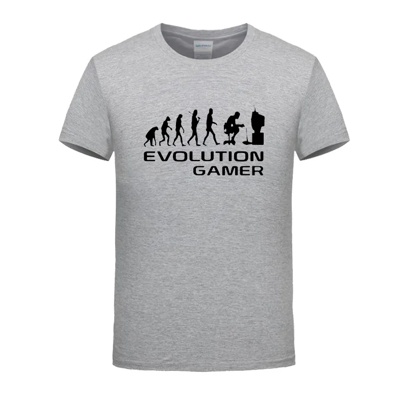 Evolution Of A Gamer Pc Geek Leisure Time T Shirt | Мужская одежда