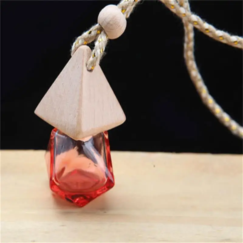 Прозрачный Алмазный аромат стеклянная бутылка подвесная Подвеска для парфюма