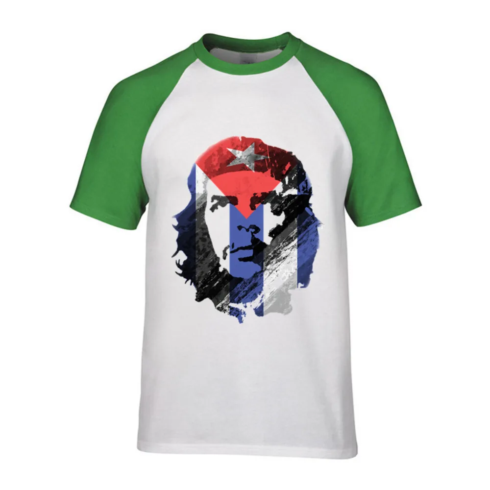 Забавные Для мужчин футболка Че Гевары Куба флаг Горячая Распродажа Camisetas Топы 2018