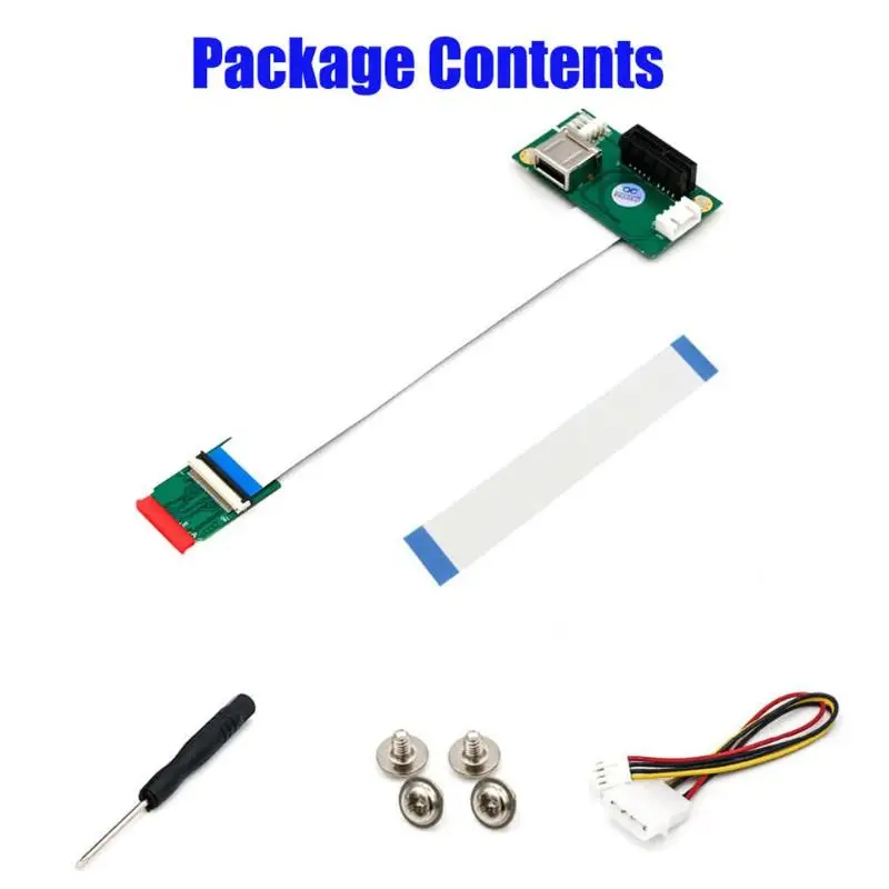 ALLOYSEED NGFF M.2 ключ A/E к PCI-E Express X1+ USB адаптер Riser Card с FPC кабелем