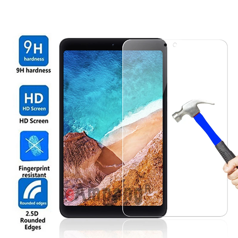 Смарт Xiao mi Pad 4 8 mi pad4 Plus 10 чехол PU+ PC Тонкий флип Авто Пробуждение сна Xiao mi pad 4 чехол+ Закаленное стекло пленка