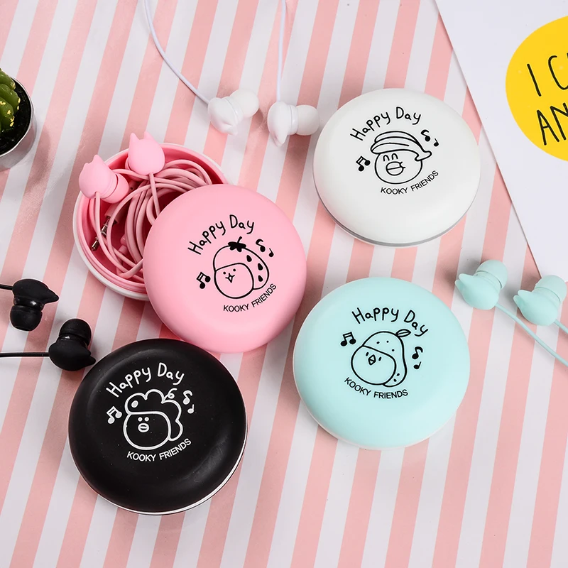 Новое поступление чехол Macaron милый дизайн наушники Заушник kooky friends содержит
