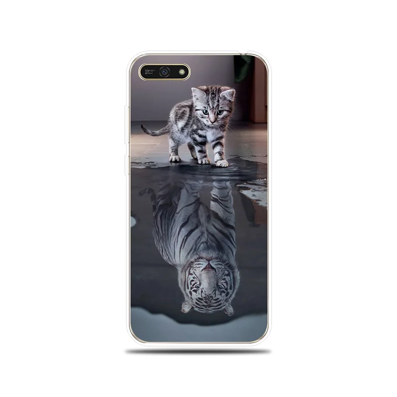 Cute Pet Cat Patterned Silicone Case For Huawei Honor 5A 6X 7X 7A Pro 7C 7S 8C 8X Soft Cover 8 9 10 Lite |