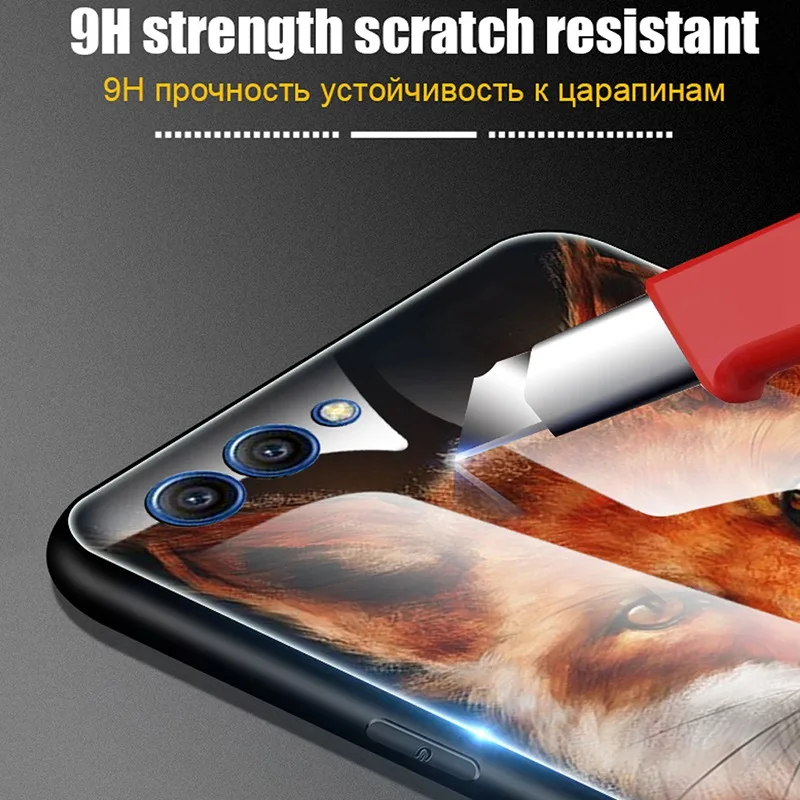 Стеклянный чехол с животными для Huawei Honor 10 Coque силиконовый роскошный накладка P20 Pro