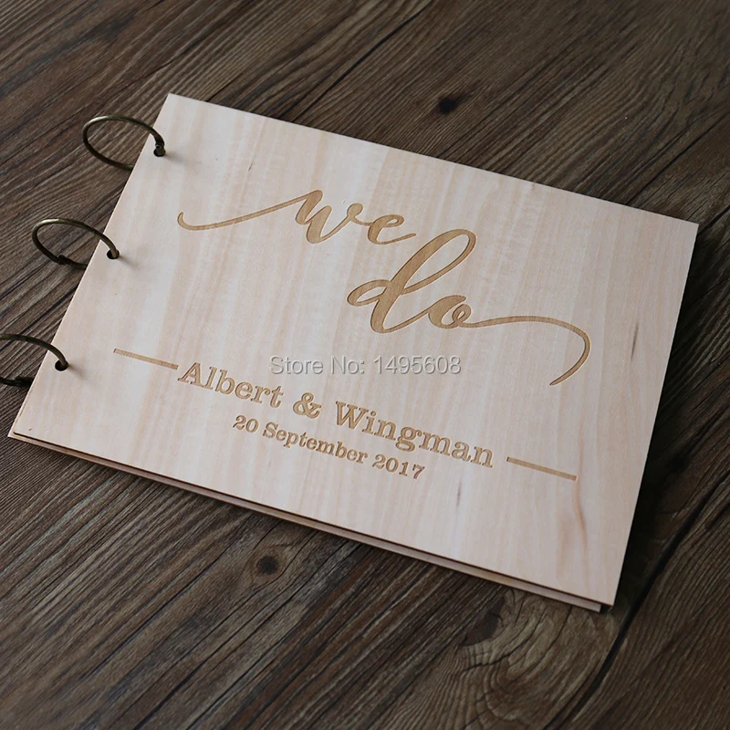 Мы делаем свадебную гостевую книгу из дерева мы деревянный фотоальбом свадебный