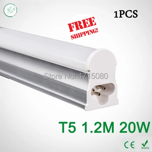 Светодиодные лампы высокой яркости 20 Вт T5 1200 мм SMD 2835 с постоянным током AC85 ~ 265