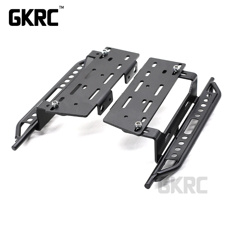1 пара, металлическая боковая педаль для 1/10 Cherokee Wrangler Axial Scx10 90046 90047, боковая защита, защитная боковая накладка
