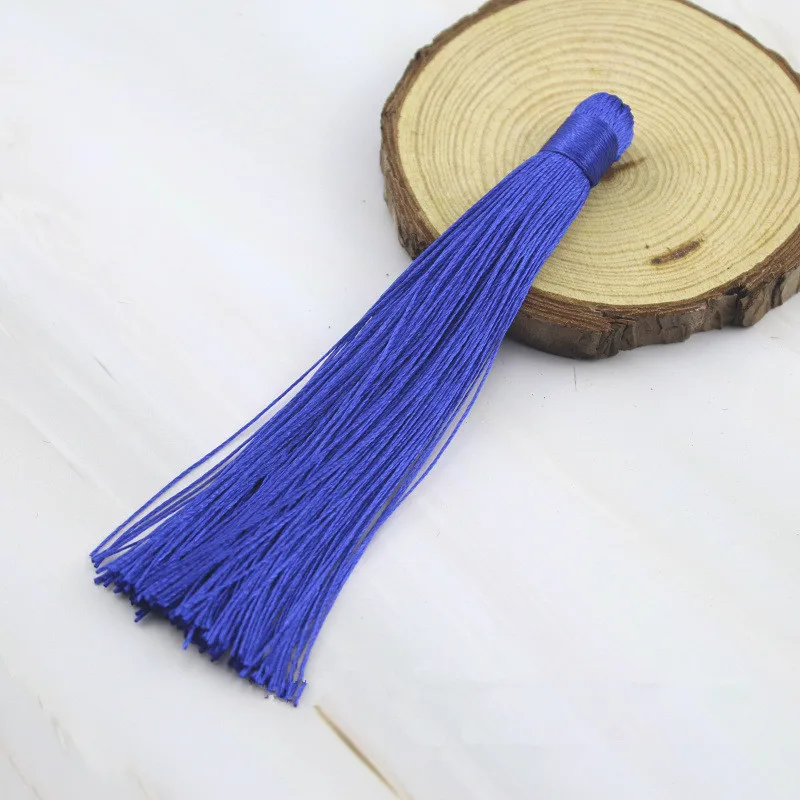 10 шт./лот 12 см кисточка бахрома отделка кулон хлопок шелк кисточки для DIY серьги ювелирных изделий шторы украшения одежды