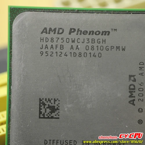 AMD Phenom X3 8750 2 4 ГГц тройной процессор сокет AM2/AM2 + 940 контактный 95 Вт L3 = м бесплатная
