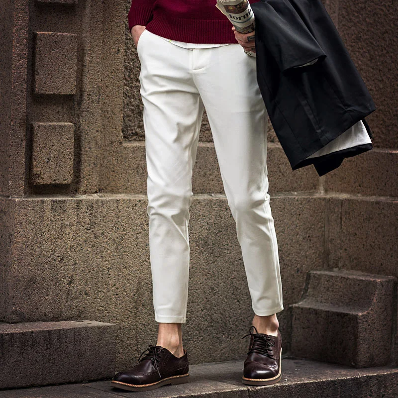 Мужские классические брюки в британском стиле повседневные деловом стиле|business