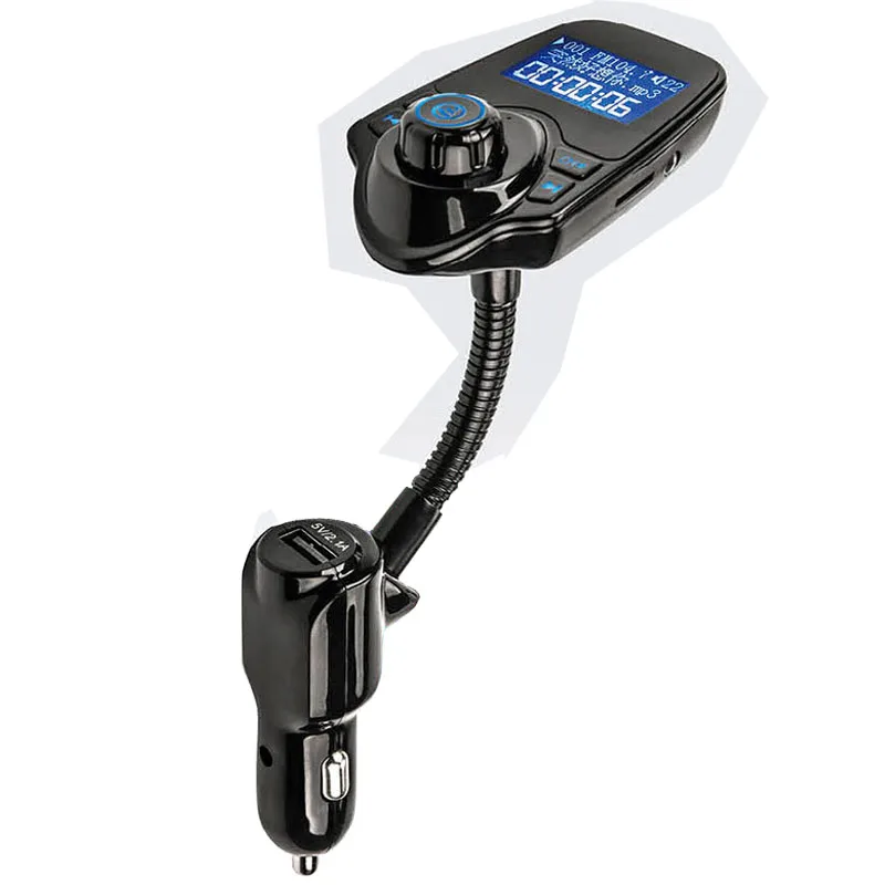 Bluetooth автомобильный комплект громкой связи Встроенный микрофон fm передатчик