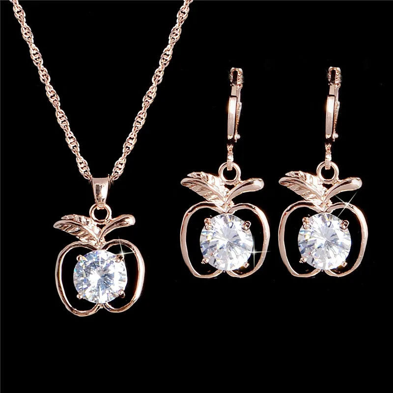 Фирменные женские модные ювелирные изделия topkeep для девочек в форме яблока