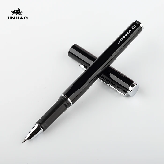 Акция Jinhao 699 модная цветная 0,38 мм металлическая авторучка дополнительный тонкий наконечник чернильные ручки для рождественского подарка - Цвет: 7