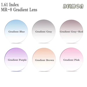 Асферические градиентные линзы с индексом 1,61, для близорукости, пресбиопии по рецепту, антибликовые, UV400, RS610