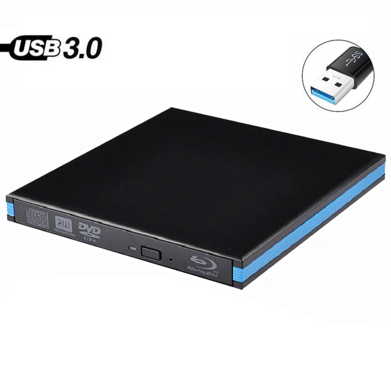 Внешний Usb 3 0 Cd Dvd Rom плеер оптический привод горелка ридер рекордер|Боксы для