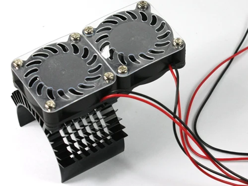 Моторный радиатор с двумя вентиляторами (45 мм) для мотора радиоуправляемого