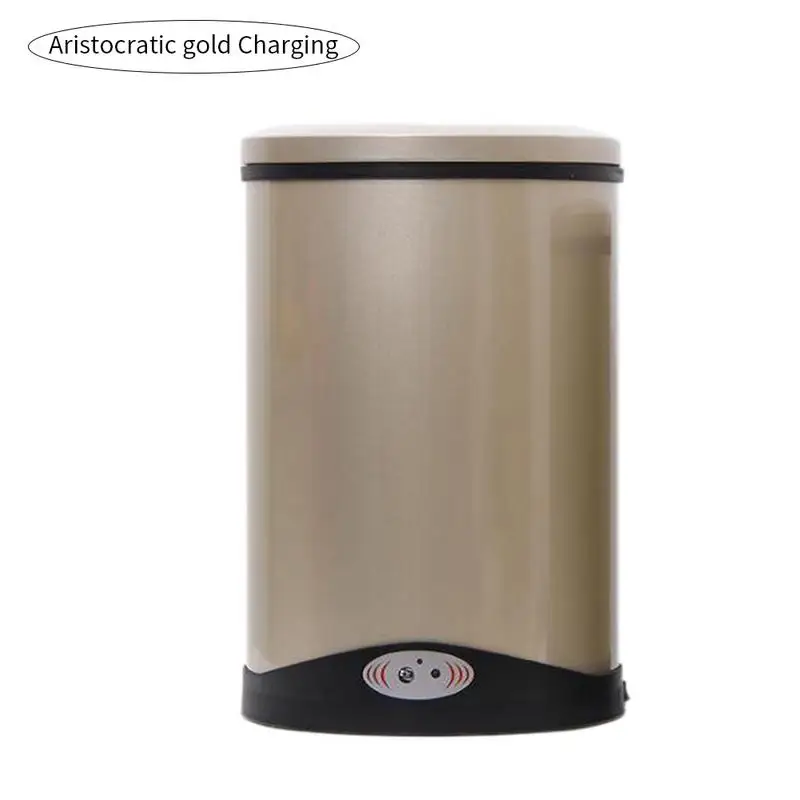 D charging Интеллектуальная Индукционная мусорная корзина Бытовая Автоматическая Индукционная нержавеющая сталь расширение ног сенсорный индукционный мусорный бак для хранения - Цвет: D charging