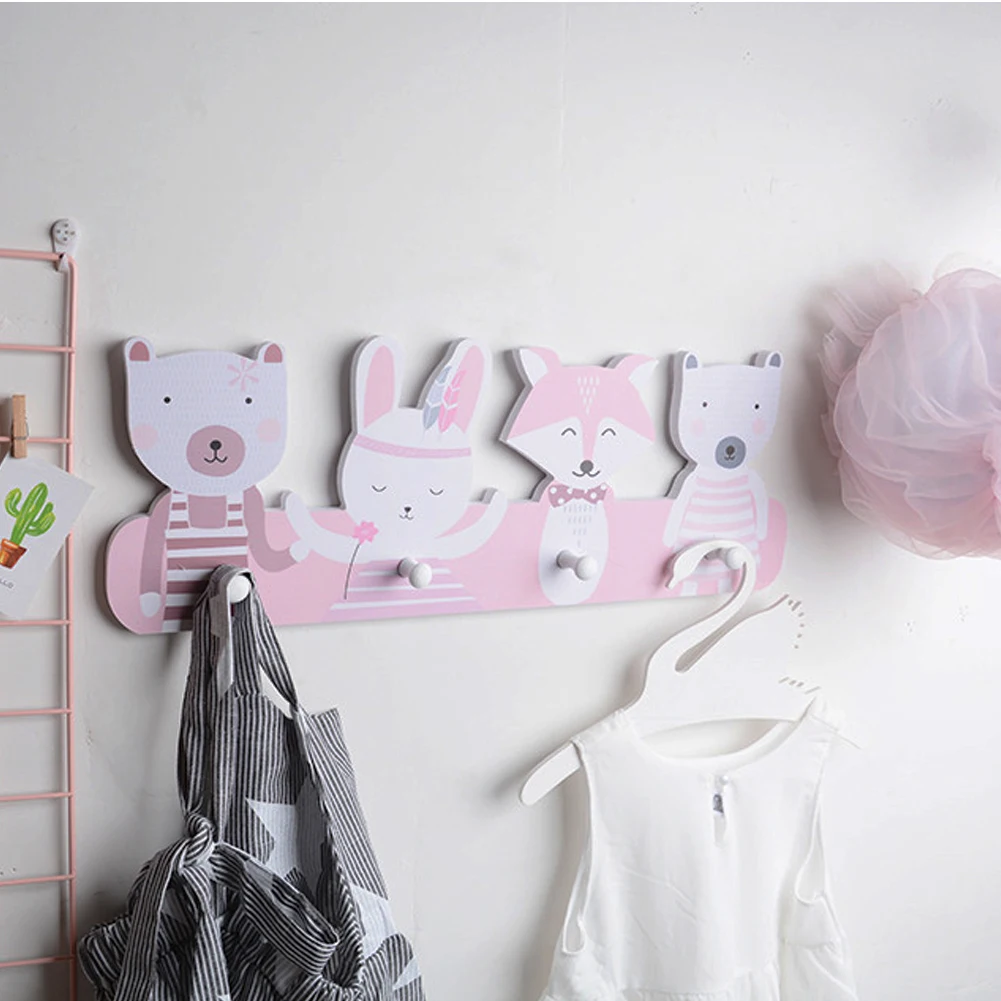 Декор в скандинавском стиле настенная полка для детской комнаты крюк Мультяшные