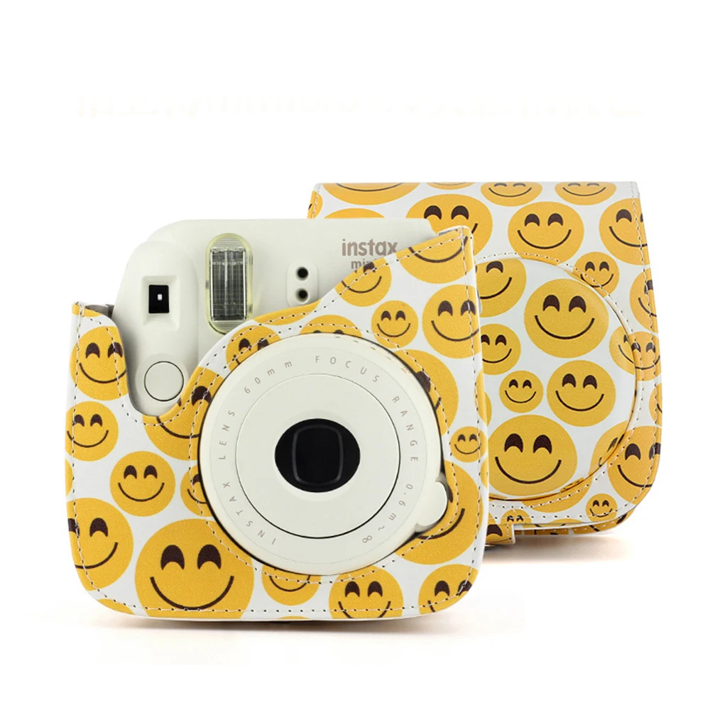 Популярный Камуфляжный стиль ретро мини-чехол для камеры Fujifilm Instax Mini 8/8+/9 чехол из искусственной кожи Instax Mini 9