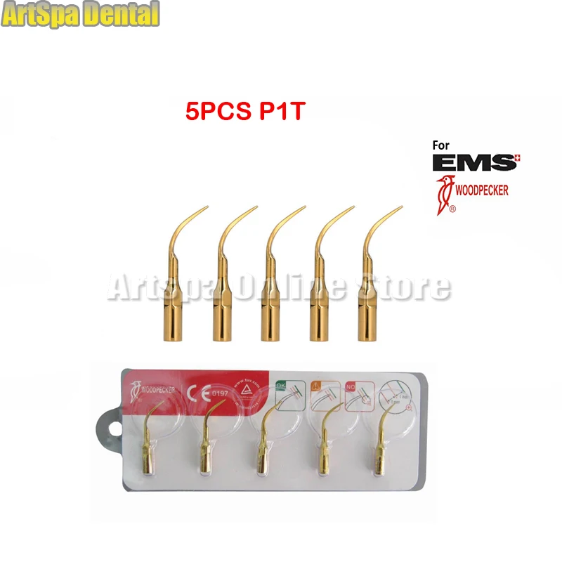 5 шт. оригинальные стоматологические пьезо зубные наконечники Woodpekcer P1T