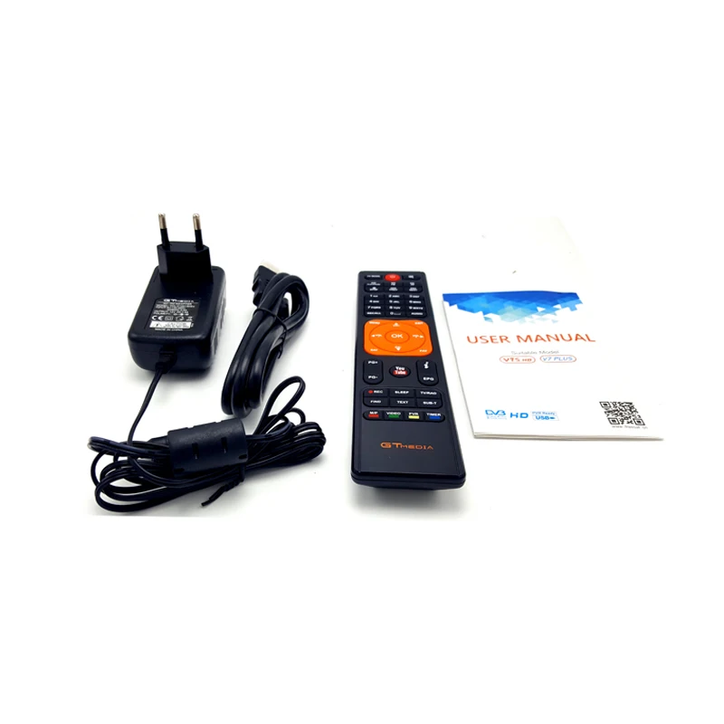 GTMEDIA V7 PLUS 10 шт. DVB-S2 H.265 DVB-T2 спутниковый приемник декодер наземного HD tv box Wifi Biss vu конвертер рецептор